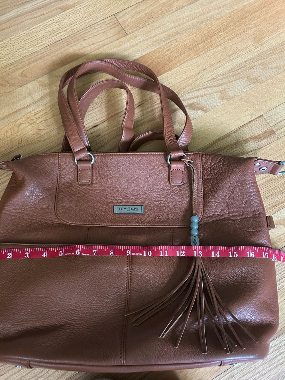 Lily Jade Shaylee Convertible Diaper Bag Backpack Leather - Picture 3 of 12